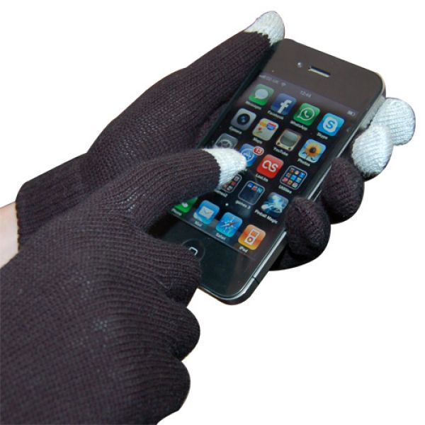 IGlove handschoenen aan smartphones zwart handvat